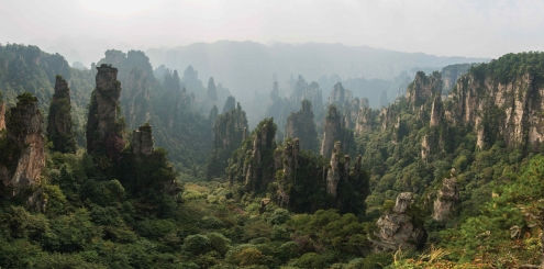 Diferente e impressionante: Zhangjiajie