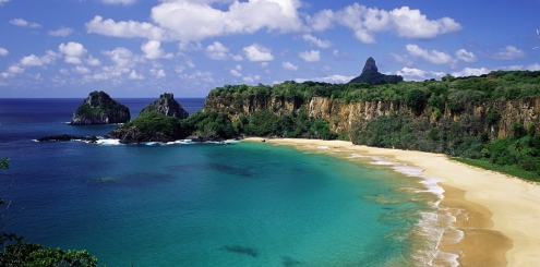 A melhor praia do mundo é Fernando de Noronha!